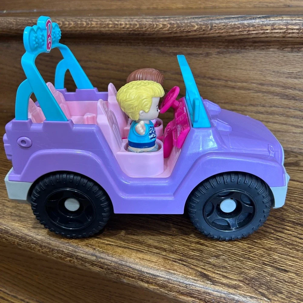 Fisher-Price Little People‎ Barbie Beach Cruiser Kids Purple Jeep HJW77 sounds